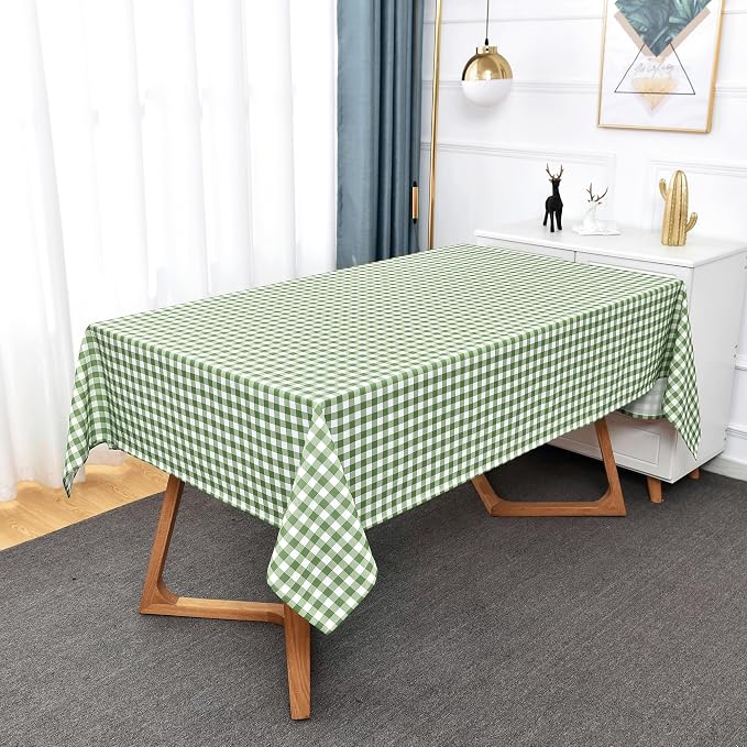 Waterproof Checkered Tablecloth Fabric - Image 9
