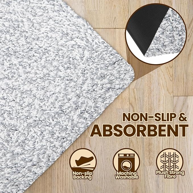 Premium Microfiber Indoor Door Mat – 24"x36" Washable Entry Mat, Waterproof - Image 5