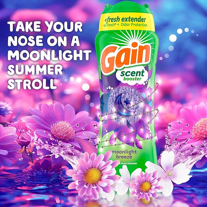 Gain Fireworks In-Wash Scent Booster Beads, Moonlight Breeze, 24 oz - Image 3