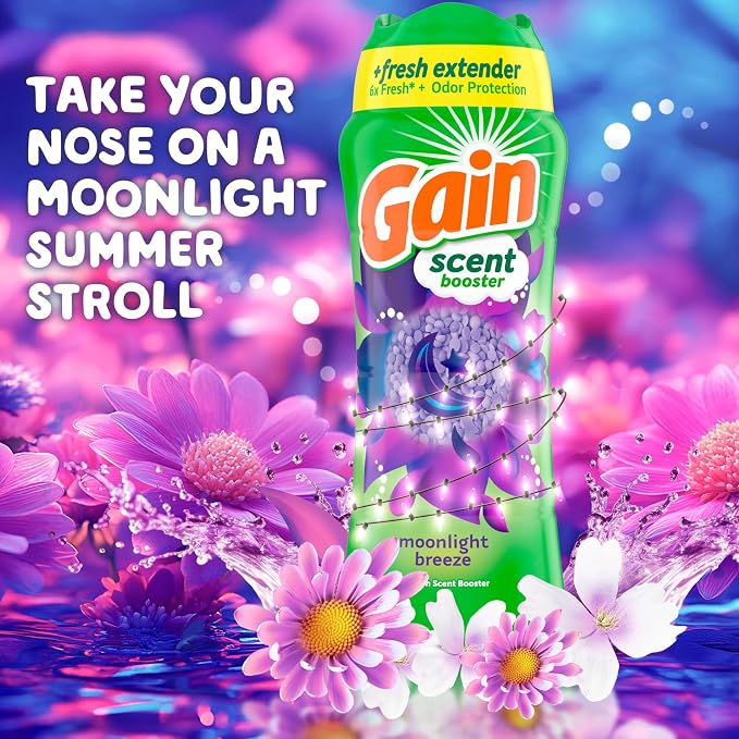 Gain Fireworks In-Wash Scent Booster Beads, Moonlight Breeze, 18.2 oz - Image 3