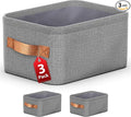 Large Storage Baskets for Shelves 3 Packs, Fabric Storage Bins for Shelves by Toolola