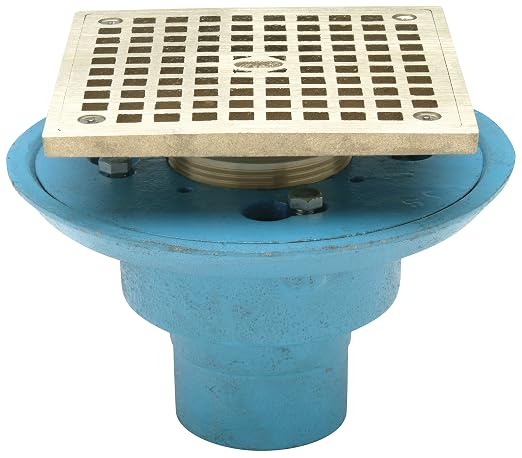 Zurn FD2254-NH2-S5 No-Hub Square Shower Drain by Zurn