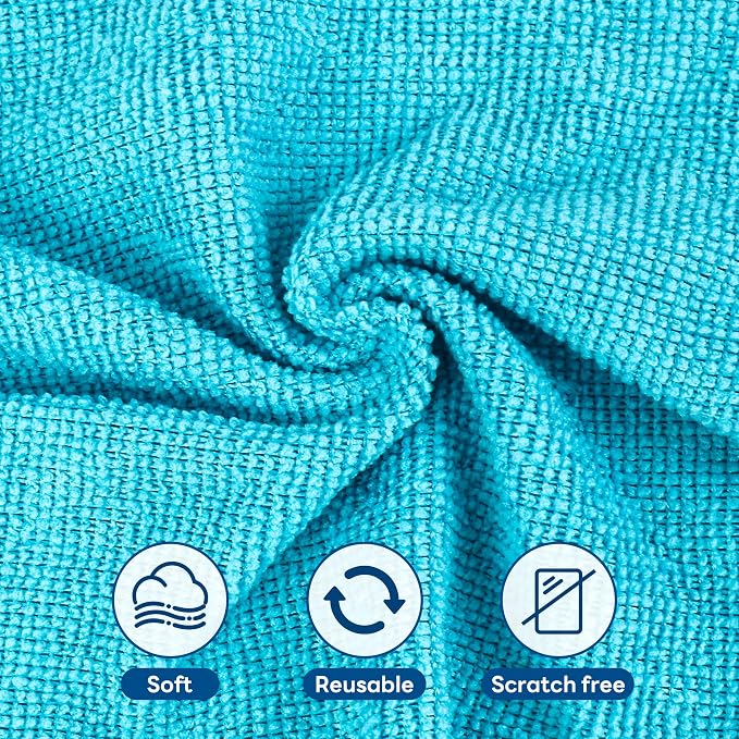 40 Pack Microfiber Cleaning Cloth - Image 3