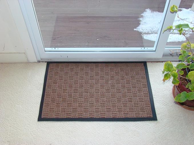 Kempf Water Retainer Entrance Mat, Indoor Outdoor Rubber Rug, Moisture Trapping - Image 2