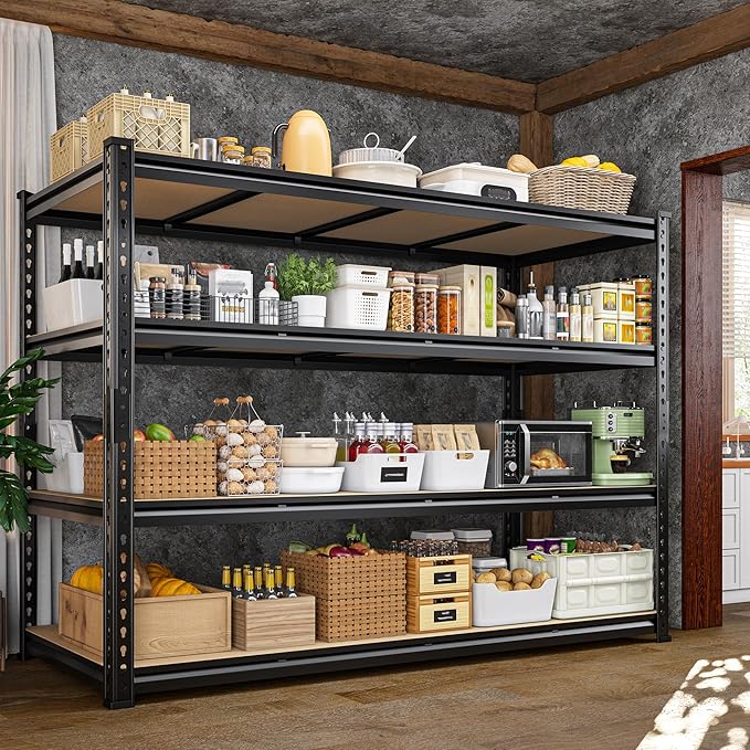 59.8"W Metal Shelving 59.8"H Storage Shelves 2200LBS Garage Shelving Adjustable - Image 8