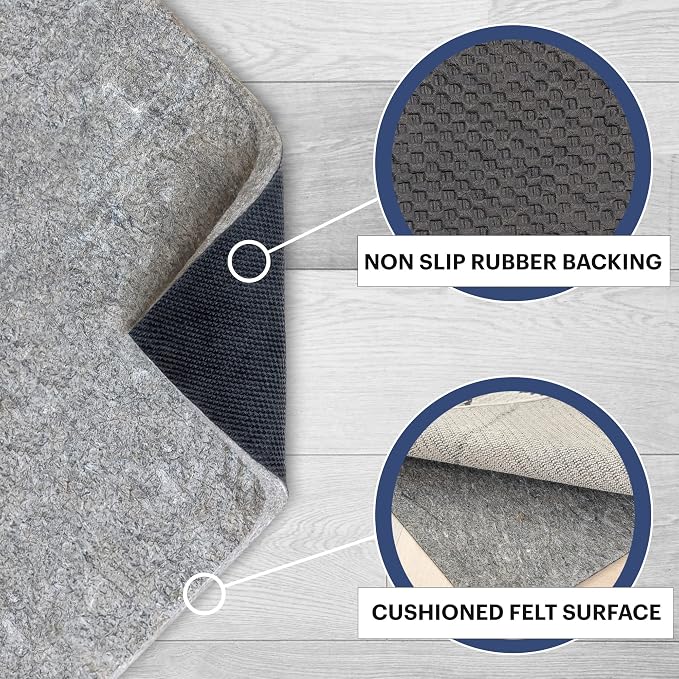 RUGPADUSA - Dual Surface - 10'x12' - 3/8" Thick - Felt + Rubber - Enhanced - Image 3
