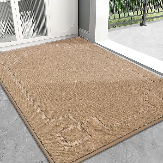 BEQHAUSE Door Mat 32" x 48", Non-Slip Door Mats Indoor Entryway Rugs Washable - Image 9