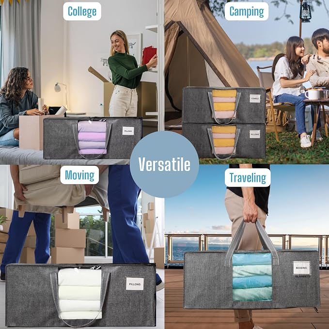 VENO 4 Pack Moving Bags Extra Large Storage Bags - Image 6