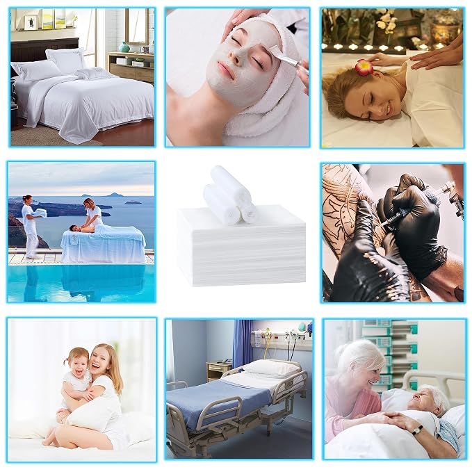 Disposable Bed Sheets for Massage Table 200 Pcs 31" x 71" Waterproof Massage - Image 3