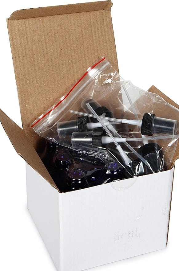 Vivaplex 6, Cobalt Blue, 2 oz Glass Bottles, - Image 4
