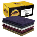 Dura-Gold Premium 6" x 9" 10 Scuff Pad Variety Pack, 2 Each Maroon, Paint by Dura-Gold