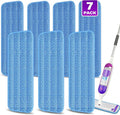 7 Count Reusable Mop Pads for Swiffer PowerMop -MEXERRIS Microfiber Wet Mops by MEXERRIS