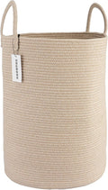 Cotton Rope Laundry Basket Hamper by XUANGUO
