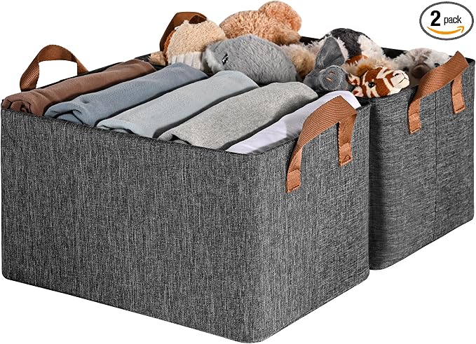 GRANNY SAYS Storage Baskets for Shelves, Closet Organizer Bins, Clothes Storage by GRANNYSAYS