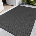 Indoor Outdoor Front Door Mats, Garage Entrance, Stain and Fade Resistant by Futurwit