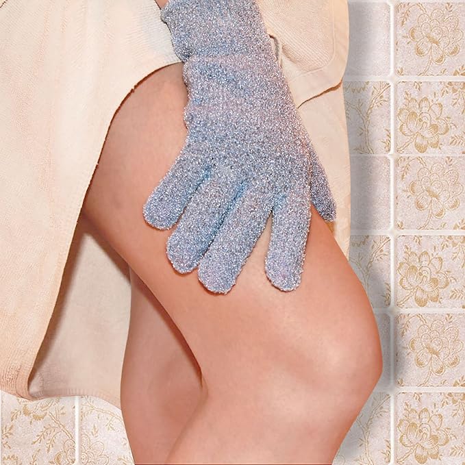 Evridwear Exfoliating Glove for Shower Man and Women, Dual Texture Bath Body - Image 4