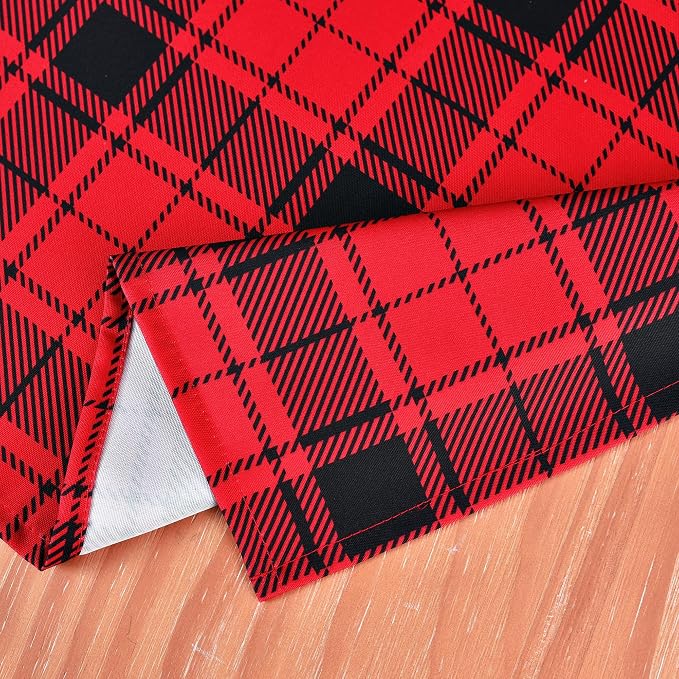 Waterproof Checkered Tablecloth Fabric - Image 9