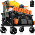 220L Collapsible Wagon Cart Foldable, 460lbs Load Capacity Heavy Duty Folding by Unknown