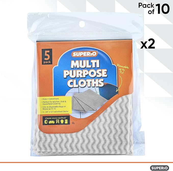 Superio Handy Wipes for Kitchen Multi-Purpose Heavy-Duty Reusable Cleaning - Image 3