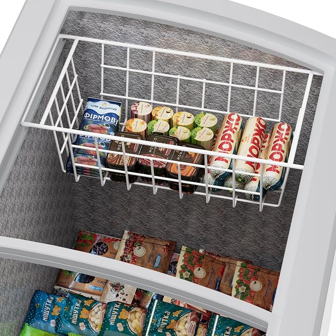SANNO 17.5in Chest Freezer Basket, Freezer Organizer Bins, Sturdy Metal Wire - Image 6