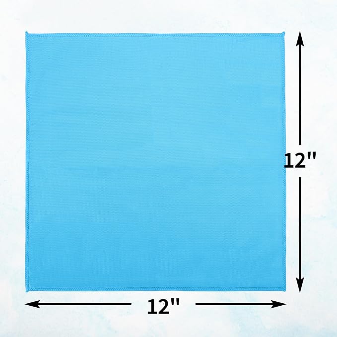 HOMERHYME Microfiber Glass Cleaning Cloth, 12 Pack Window Glass Cleaning Rags - Image 8