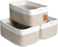 NaturalCozy 13.5”x8.5”x5.5” Storage Baskets by NaturalCozy