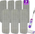 7 Count Reusable Mop Pads for Swiffer PowerMop -MEXERRIS Microfiber Wet Mops by MEXERRIS