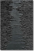 NANKAI Art Hand-Painted Thick Texture Black Minimalist Oil Painting 45x30 Inchs by NANKAIOilPaintingArt