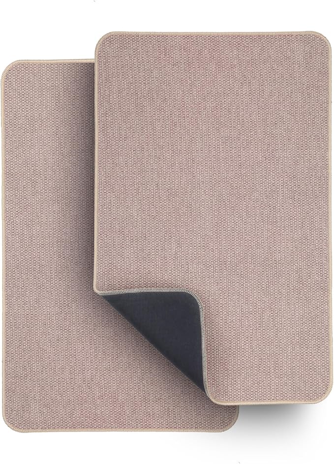 Bath Mat, Ultra Thin Bathroom Rugs, Rubber Bath Mats by BosapDirect