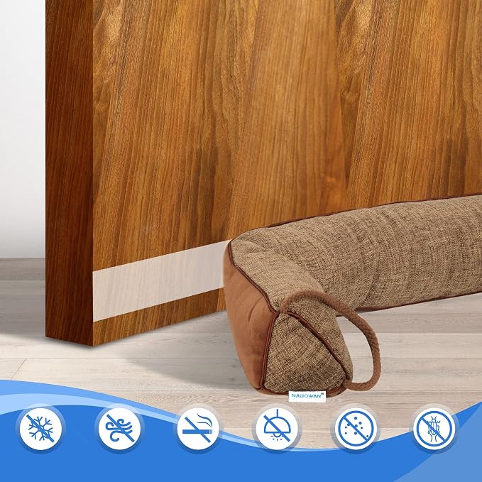 NABOWAN 30" Weighted Under Door Draft Stopper -Triangular Door Draft Blocker - Image 5