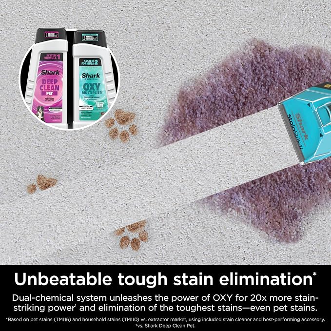 Shark CarpetXpert HairPro with StainStriker, Upright Carpet, Area Rug & - Image 4