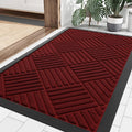 Smiry Front Door Mat Outside Entrance, Heavy Duty Outdoor Indoor Mat, Natural by Smiry