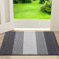 Kitinjoy Indoor Outdoor Door Mat, 30x17 Non-Slip Absorbent Dirt Trapper by Kitinjoy