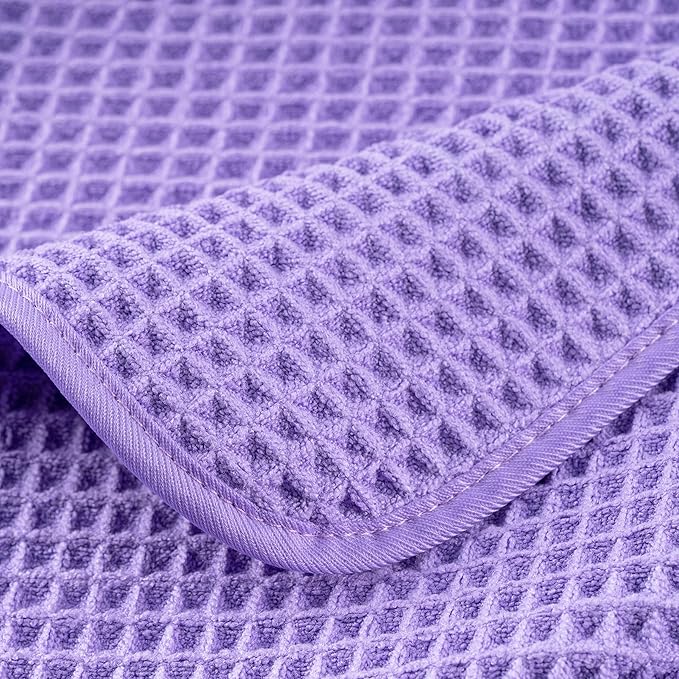 POLYTE Microfiber Oversize Quick Dry Lint Free Bath Towel, 60 x 30 in, 4 Pack - Image 3