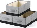 linen closet organizers and storage, 3 Pack Large Storage Baskets, Clothing by Unknown