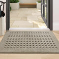 BEQHAUSE Waffle Door Mats Indoor 24"x36", Dog Mat by BEQHAUSE