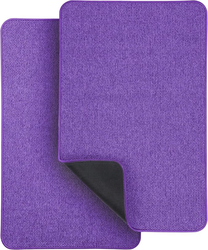 Bath Mat, Ultra Thin Bathroom Rugs, Rubber Bath Mats by BosapDirect