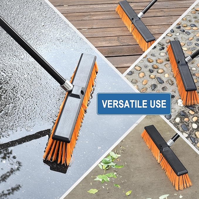 PBHEPJ 18 Inchs Push Broom Outdoor Heavy Duty, Shop Broom - Image 6