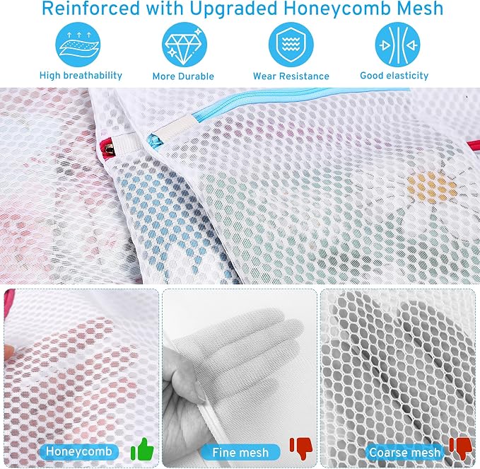 2nd Gen Honeycomb Mesh Laundry Bags - Image 4