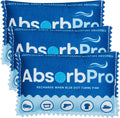 Rechargeable Dehumidifier Bag 3-Pack - 100g Reusable Moisture Absorbers - by AbsorbPro