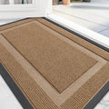 OLANLY Front Door Mat Indoor Outdoor Entrance, Waterproof All-Season, by OLANLY