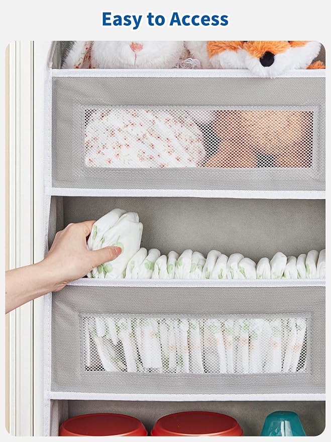 JARLINK Over The Door Organizer, 5 Shelf Door Hanging Organizer - Image 9