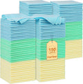 Shop Towels – 150 Pack Edgeless Microfiber Cleaning Cloths, Reusable Lint-Free by PioFiber