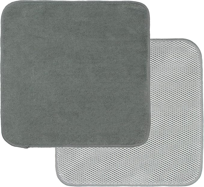Microfiber Dish Cloths Fast Drying Kitchen Cleaning Cloth Dish Rags Dust Cloths - Image 4