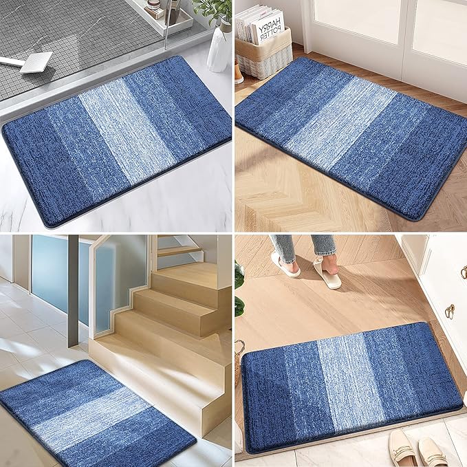 Kitinjoy Indoor Outdoor Door Mat, 59x24 Non-Slip Absorbent Dirt Trapper - Image 4