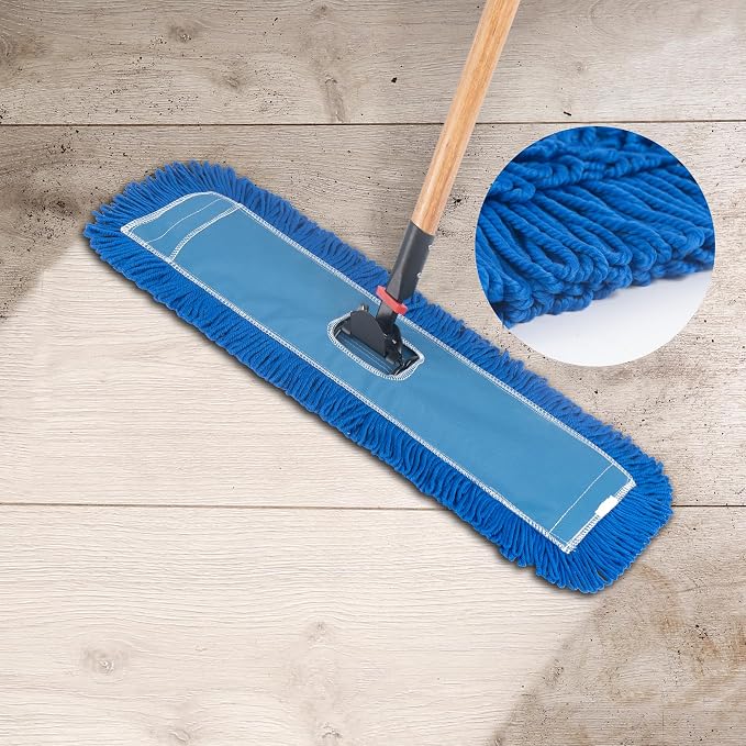 Matthew 36'' Microfiber Loop Dust Mop Washable Commercial&Residential Heavy - Image 5