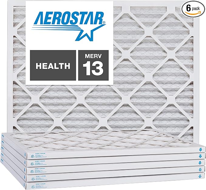 Aerostar Air Filters 30x36x1 MERV 13, Healthier Air by AirFiltersDelivered