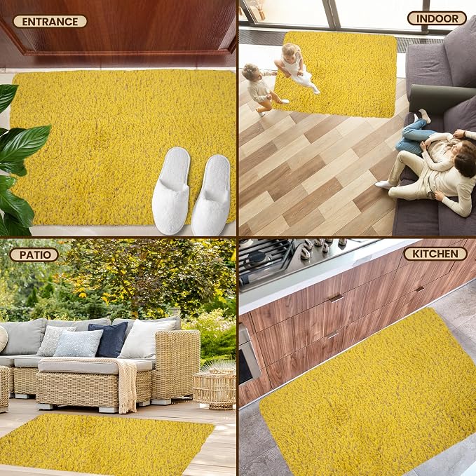 Premium Microfiber Indoor Door Mat – 36"x72" Washable Entry Mat, Waterproof - Image 7