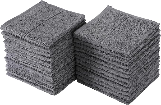 Glynniss Kitchen Dish Cloths Highly Absorbent Dish Rags 100% Cotton Wash Cloths by Glynniss