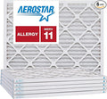 Aerostar 8x10x1 MERV 11, Pleated Air Filter, Box of 6, Made in the USA by AirFiltersDelivered